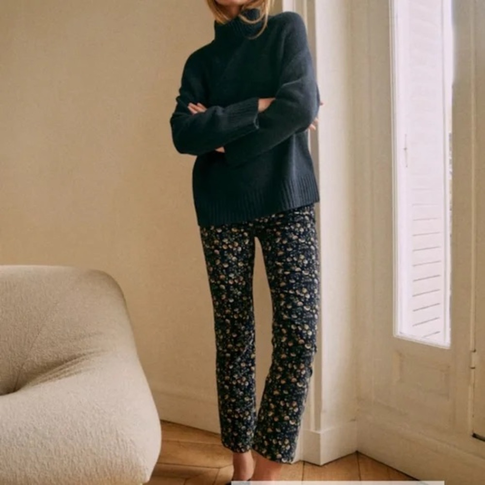 Sezane - NEW w/ TAGS Ciara trousers - Miranda print size 8